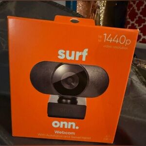🖥️ onn. Surf Webcam – 1440p HD | Autofocus | Swivel Head